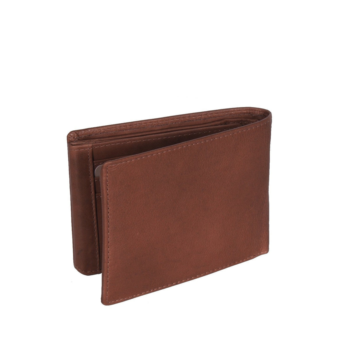 
Cognac Leather Wallet Marion, detail view 4