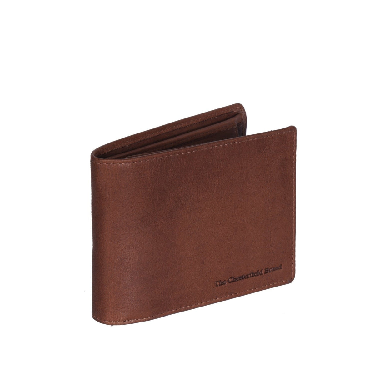 
Cognac Leather Wallet Marion, front view