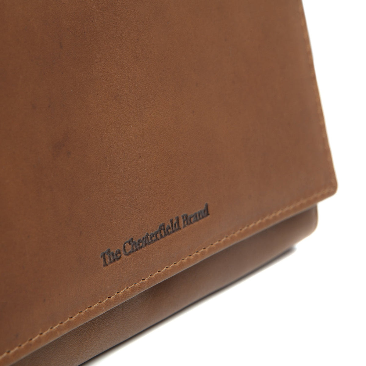 
Cognac Leather Wallet Mirthe, detail view 4