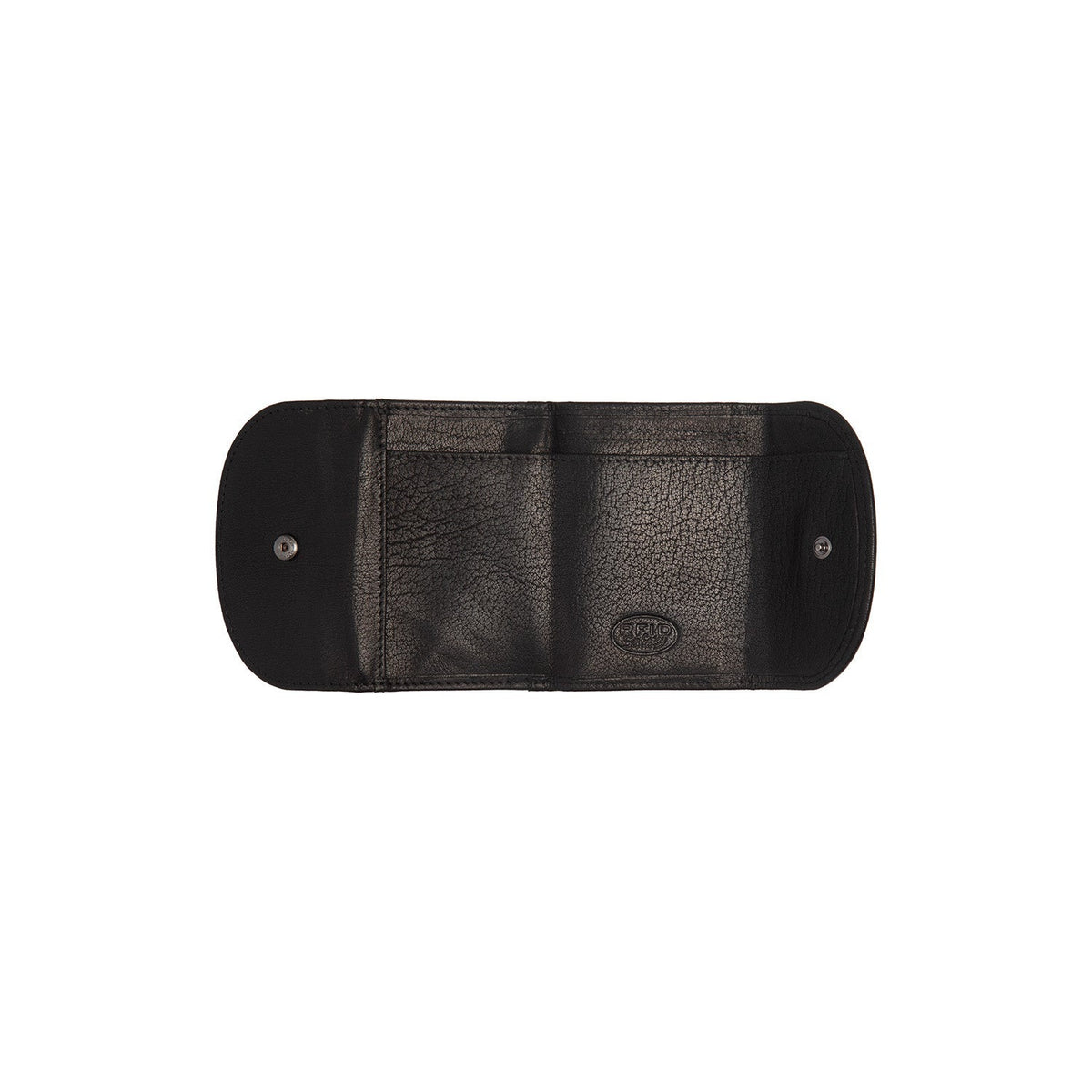 
Newton Full-Grain Leather Wallet - Structured Side Profile Showing Gusset Depth & Expansion Capacity