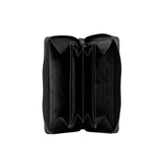 
Classic 100% Full-Grain leather Wallet - Rear Perspective Showing Reinforced Leather Straps & Stitching