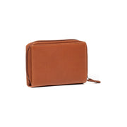 
Cognac Leather Wallet Orveta, detail view 4