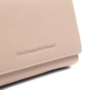 
Classic 100% Full-Grain leather Wallet - Rear Perspective Showing Reinforced Leather Straps & Stitching