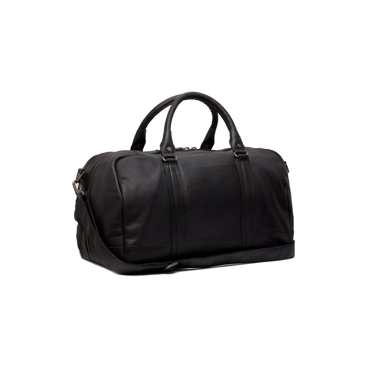 
Perth Full-Grain Leather Weekender Bag in Classic 100% Full-Grain Leather - Full Exterior Front Profile View | Buy Online
