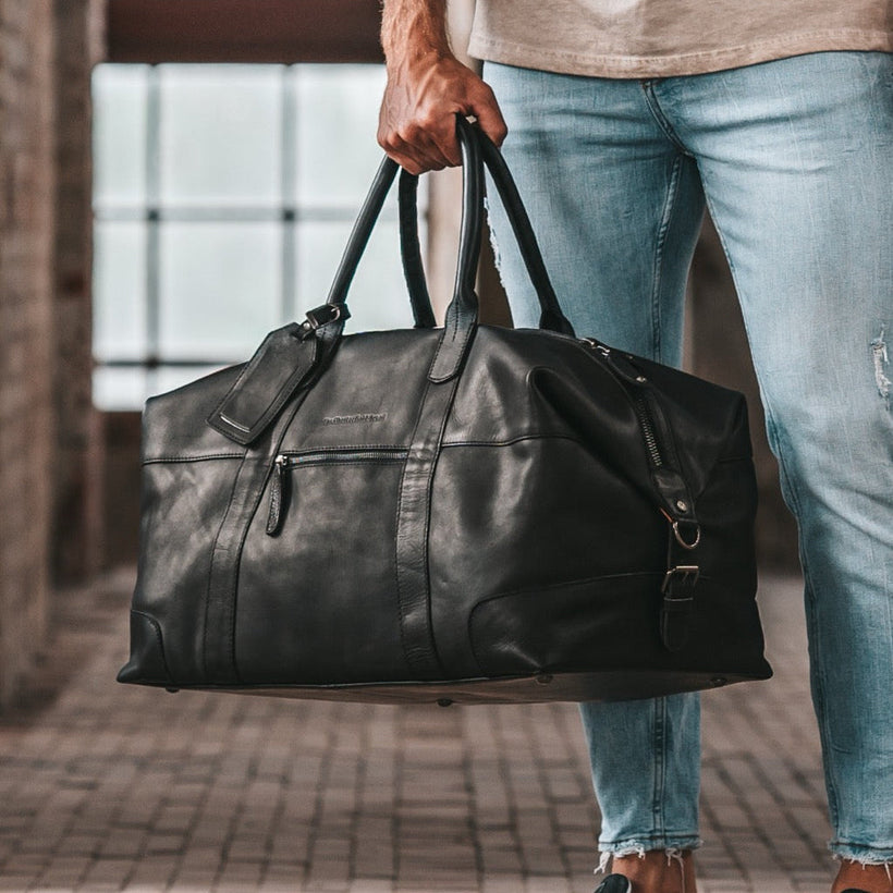 Portsmouth Full-Grain Leather Weekender Bag