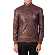
Moda Leather Bomber Jacket – alternate product view 3
