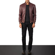 
Moda Leather Bomber Jacket – alternate product view 4