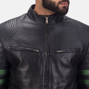 
Authentic Cowhide Leather Grain Texture & Heavy-Duty Seam Stitching Detail