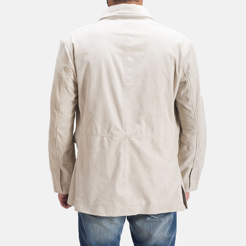 
Authentic Goatskin Suede with Suede Finish Grain Texture & Heavy-Duty Seam Stitching Detail
