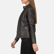 
Authentic Sheepskin Leather with Semi-aniline Finish Grain Texture & Heavy-Duty Seam Stitching Detail