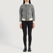 
Sasha A1 Leather Bomber Jacket – alternate product view 3