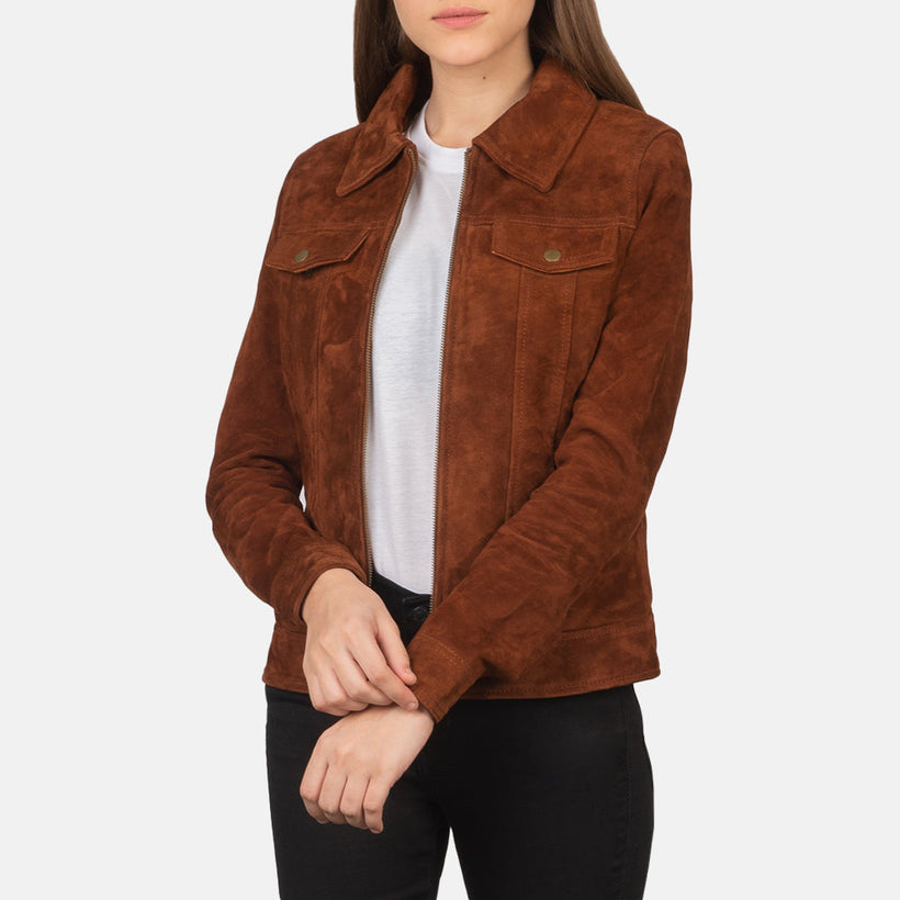 Suzy Trucker Brown Jacket