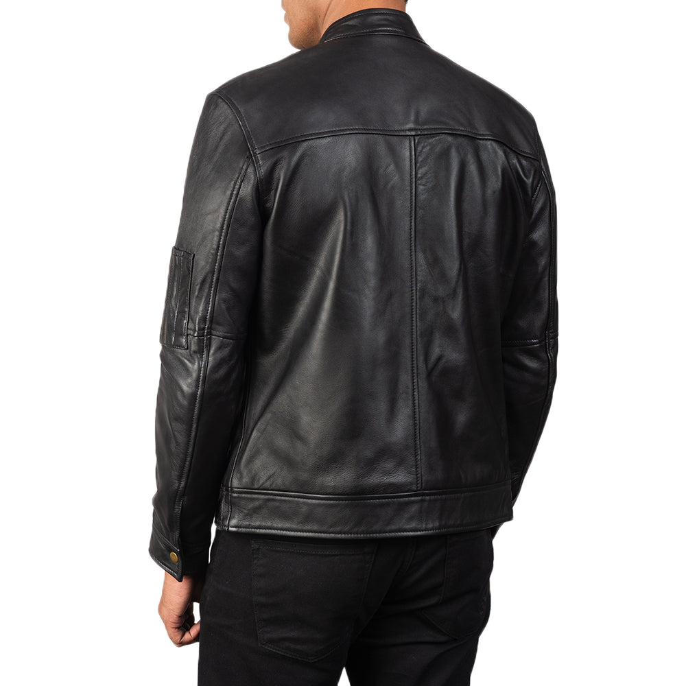 
Authentic Sheepskin Leather with Semi-aniline Finish Grain Texture & Heavy-Duty Seam Stitching Detail